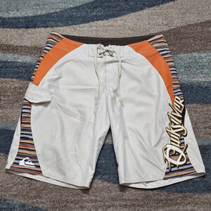 Vintage Quiksilver Board Shorts Men’s 34 Surf Swim Trunks Y2K